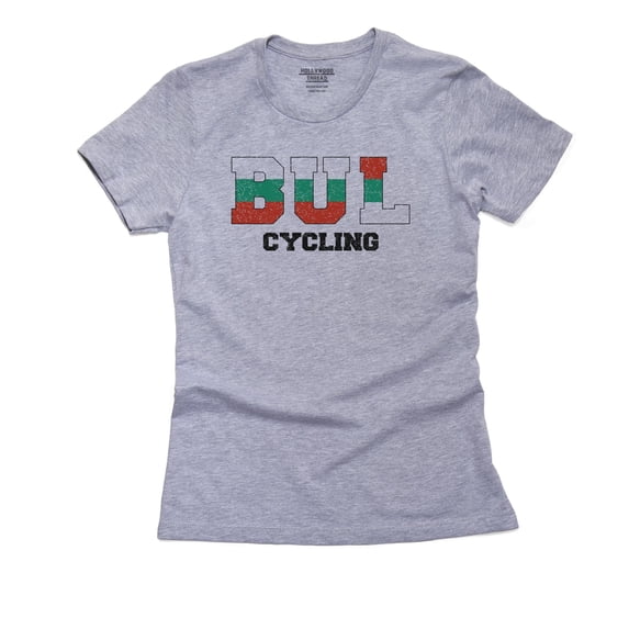 Bulgaria Cycling - Olympic Games - Rio - Flag Women's Cotton Grey T-Shirt