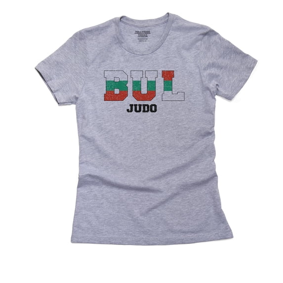 Bulgaria Judo - Olympic Games - Rio - Flag Women's Cotton Grey T-Shirt
