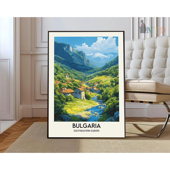 Bulgaria Sofia Poster, Unframed Paper Poster 8x10in