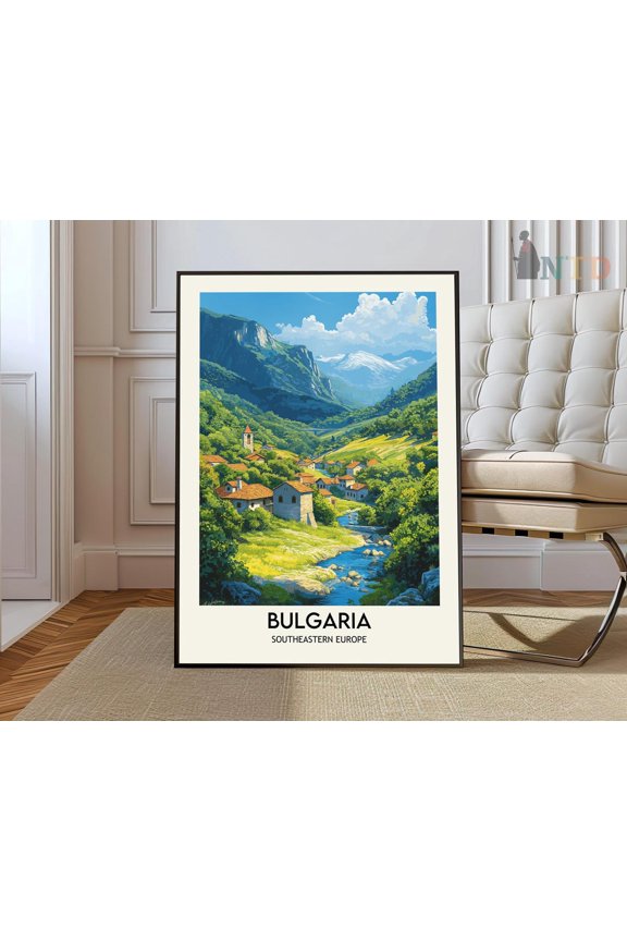 Bulgaria Sofia Poster, Unframed Paper Poster 8x10in