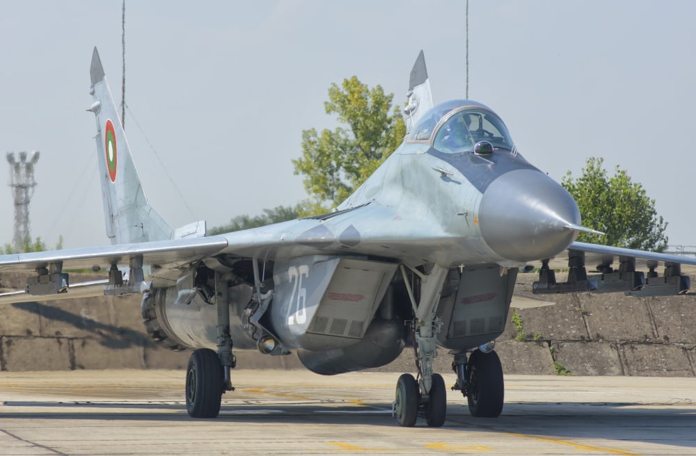 Bulgarian Air Force MiG-29 during Exercise Thracian Star Canvas Art - Giovanni CollaStocktrek Images (18 x 12)