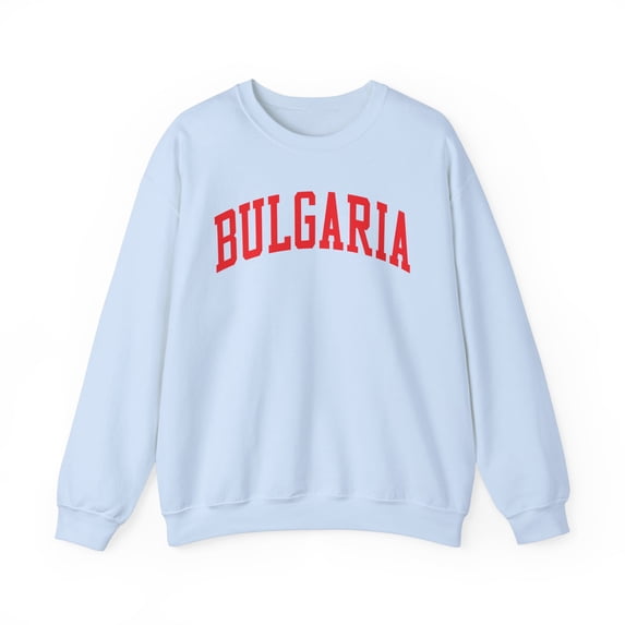 Bulgarian Bulgaria Sweatshirt Gifts Crew Neck Shirt Long Sleeve Unisex
