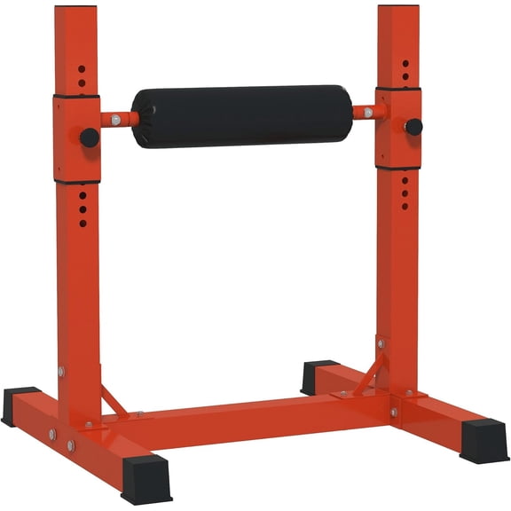 Bulgarian Split Squat Stand, Single Leg Squat Stand, 12-Level Adjustable Squat Roller for Lower Body Strength Training