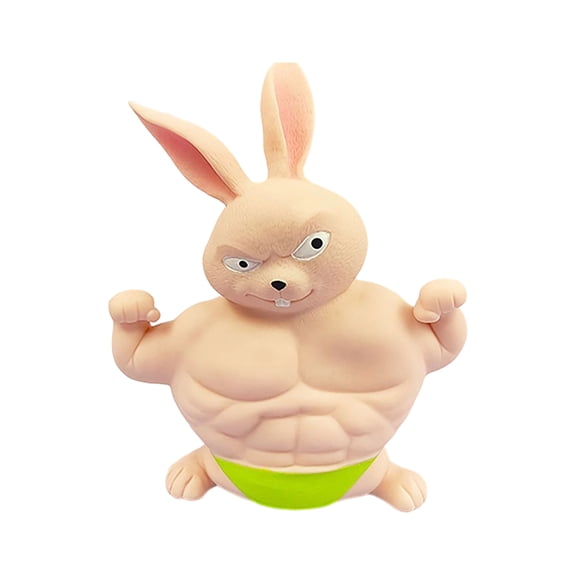 Bulge Arm Squishy, Anxiety Relief Squishy Bunny Fidget, Stress Relief Slow Falling Putty, Weighted Soft Sand Ball, Portable Desk Calm Squeeze for Adults，Green