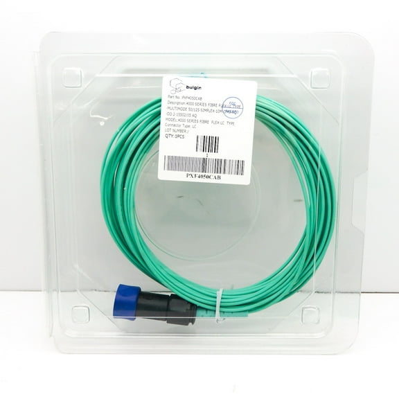 Bulgin 4000 Series 10m LC to LC MultiMode Fiber Optic Cable PXF4050CAB