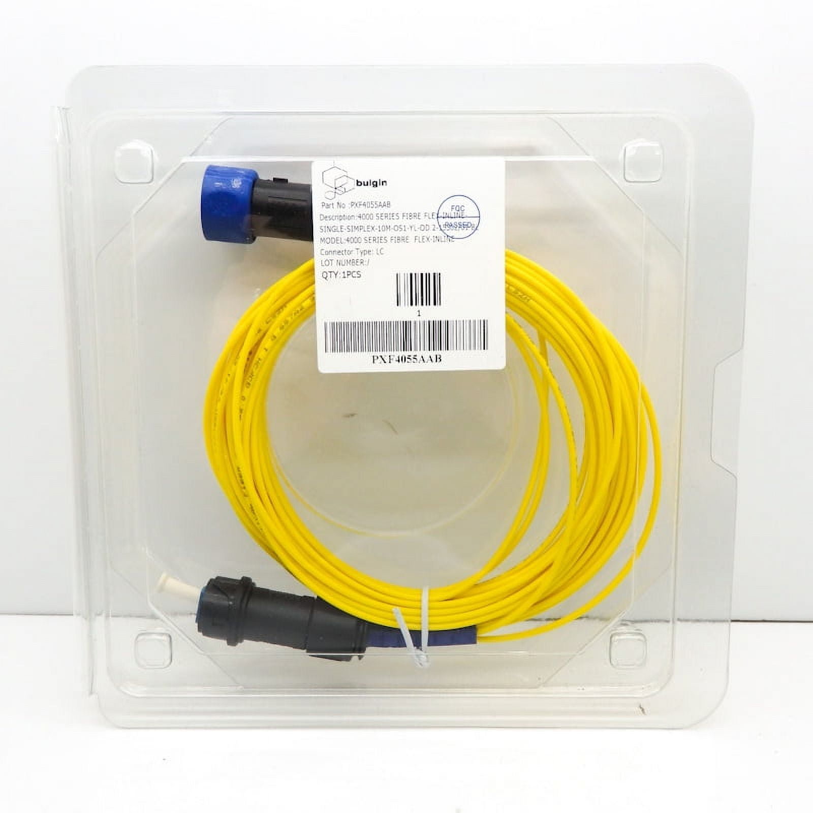 Bulgin 4000 Series 10m LC to LC MultiMode Fiber Optic Cable PXF4055AAB ...