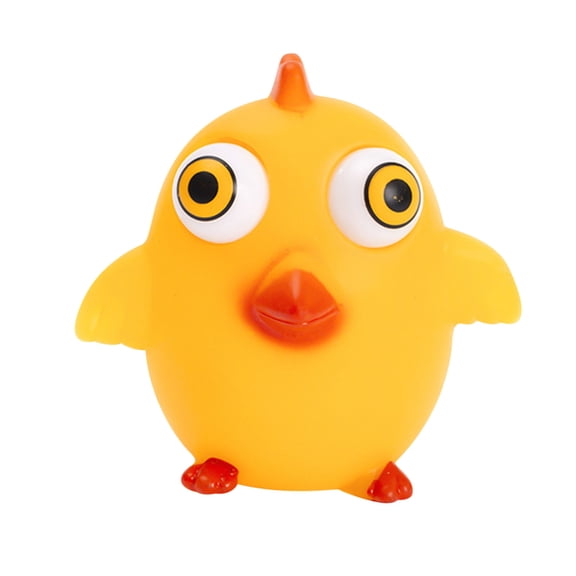 Bulging Eye Chicken Squeeze Ball, Whimsical Stress Relief Fidget Ball for Adults, 3.2-Inch Lightweight Sensory Fidget Ball for Classroom or Home