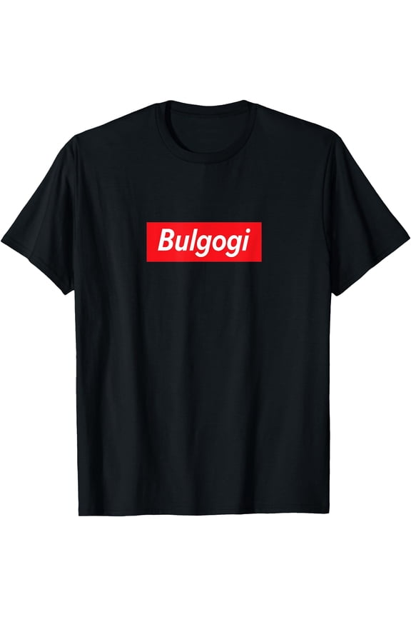 Bulgogi in Korean Red BBQ in Korean Food Box Logo T-Shirt, Unisex T-Shirt