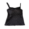 thumbnail image 1 of Bulit-in Bra Floral Tank Tops for Women Summer Spaghetti Strap Lace Trim Cami Shirts Sleeveless Dressy Casual Blouses, 1 of 5