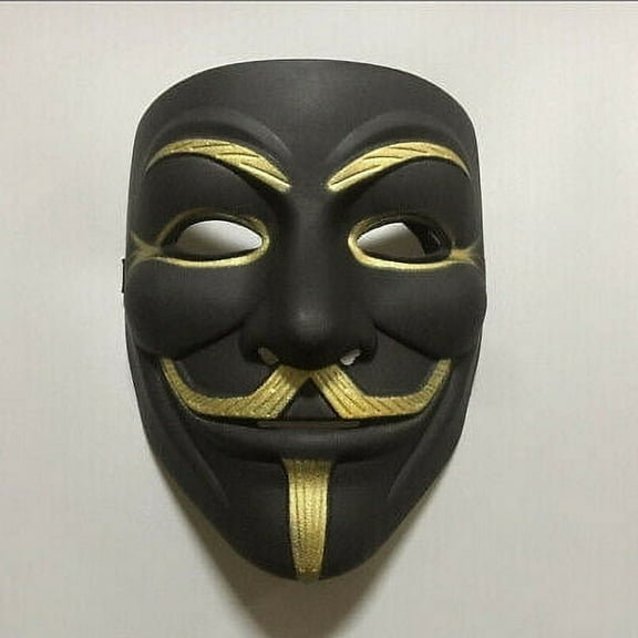 Bulk 10 Black Hacker Masks for Themed Gatherings and Events