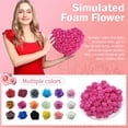 thumbnail image 1 of Bulk 100 Magenta 1.4-Inch Artificial Flowers - Decorative Floral Arrangements For Parties Weddings Home Events - For Home Decor Wedding Decor Party Decoration Craft Projects Diy, 1 of 8