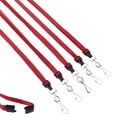 thumbnail image 1 of Bulk 100 Pack - Premium Breakaway Lanyards for ID Badges - Metal Swivel J Hook - 3/8” Wide | 36 Inch Length | Flat Woven by Specialist ID (Red), 1 of 5
