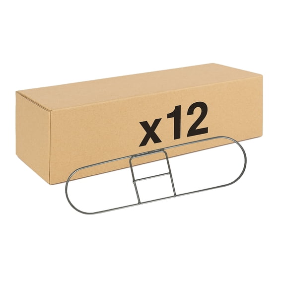 Bulk 12 Pack Dust Mop Frames Industrial Steel Wire, Heavy Duty Hardware for Dry/Dust Mops 18 Inch