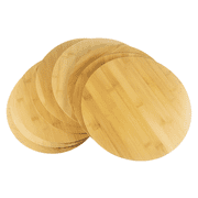 Bulk 12" Round Plain Bamboo Board Set of 12 | For Customized, Personalized Engraving Purpose | Wholesale Premium Bamboo Board  Round 12"
