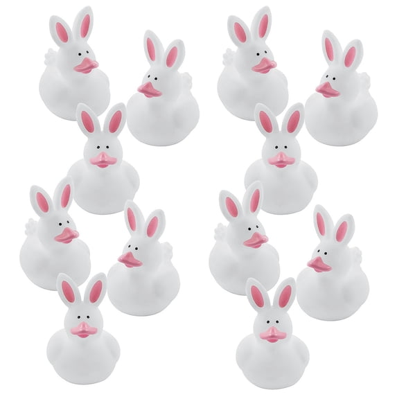 Bulk 120 Pieces Bunny Rubber Ducks