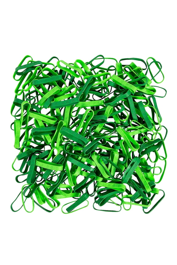 Bulk 240 Pieces St. Patricks Day Shamrock Rubber Bracelets