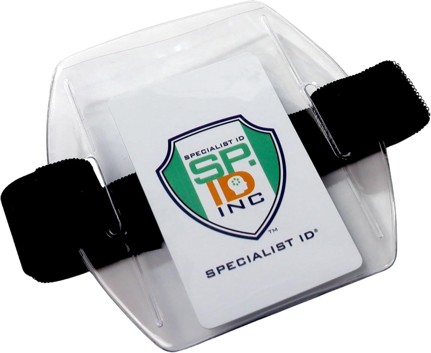 Bulk 25 Pack - Specialist ID Small Armband Badge Holder Youth - Adjustable Fit - Perfect Size Arm Band Badge Holder for Women & Men with Slender Arms - Ski Pass Holder for Smaller Sizes (Black)