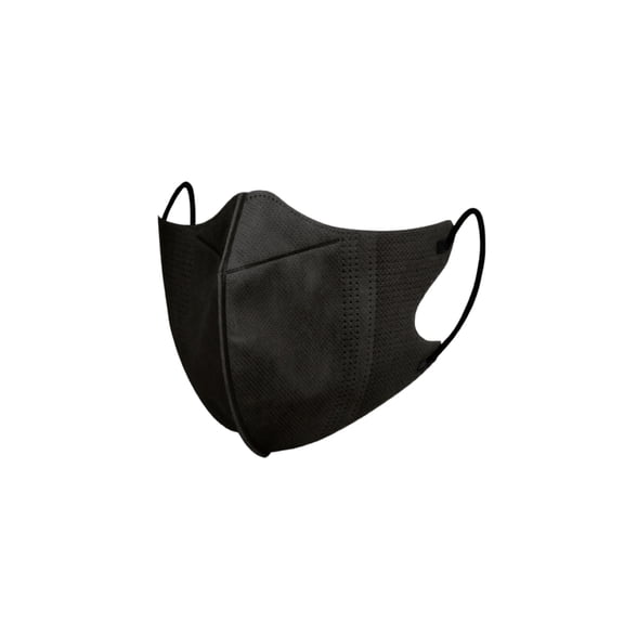 Bulk 3D Protective Face Masks 40 Pack Disposable Face Masks for Adults Ideal for Workplaces and Long Term Daily Use Supply Black