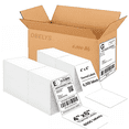 thumbnail image 1 of Bulk 4 x 6 Direct Thermal Labels | 6,000 labels Count | Fan-Folded & Perforated | Strong Adhesive Labels for USPS, UPS, FedEx Shipping Services, 1 of 6