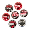 thumbnail image 1 of Bulk 48 Pc. Mini Jesus Rocks Buttons, 1 of 1