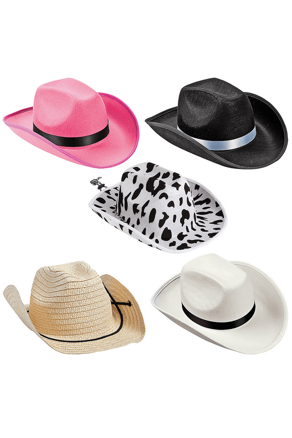 Bulk 48 Pieces Adult City Western Hat Assortment Kit