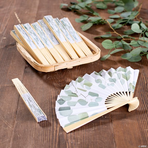 Small Hand Paper Fans Paper Hand Fans for Parties and Events