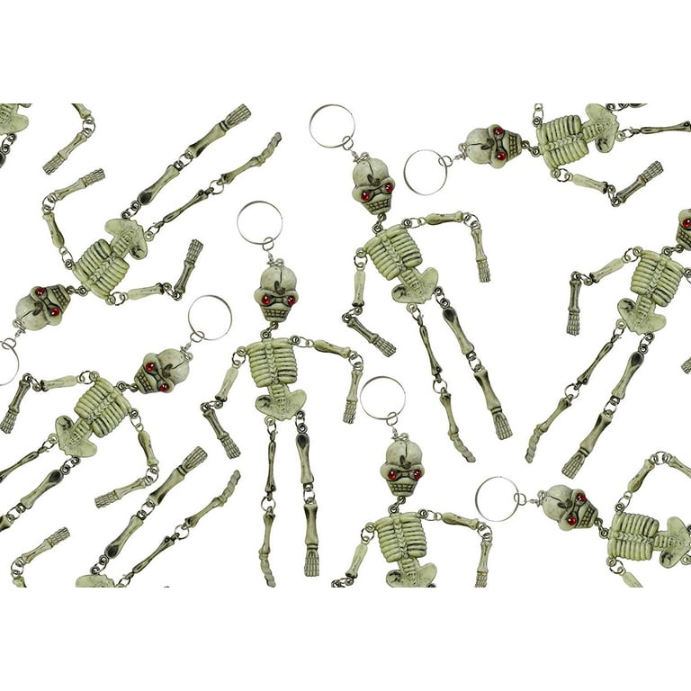 Bulk 48 Skeleton Keychains - Fidget Set for Doctors and Bulk 48 Skeleton Keychains - Fidget Set for Doctors and
