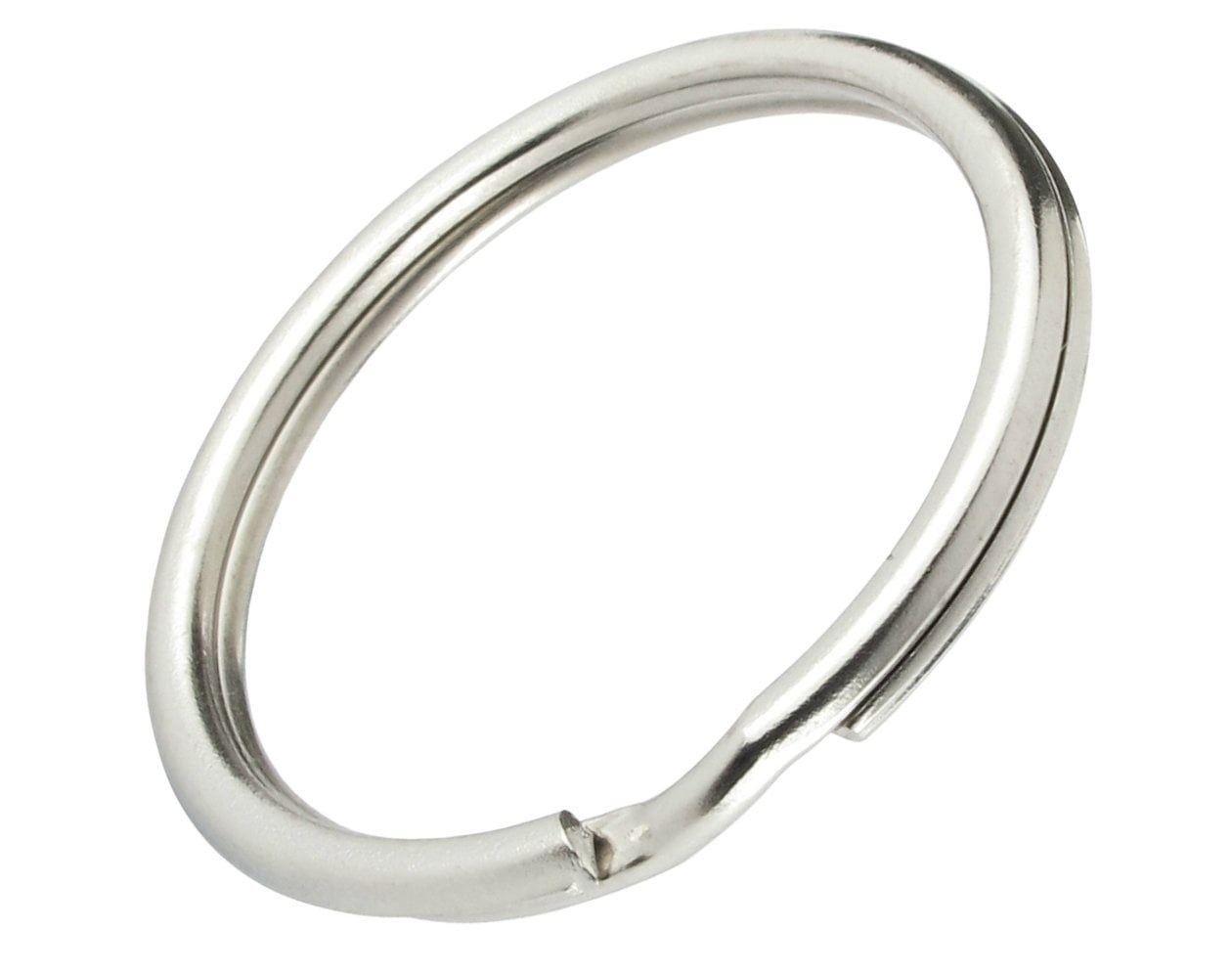 Bulk 500 Pack - 1" Key Rings - Heat Treated & Lead Free - Heavy Duty & Durable Premium Split Ring Keychains by Specialist ID