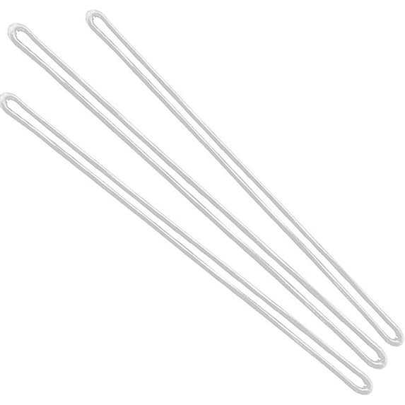 Bulk 500 Pack - Extra Long Luggage Tag Loops - 9 Inch Premium Plastic Worm Loop Straps for Large Bag Tags, Jobber Tickets, Cruise Identification or Label Fastener by Specialist ID (Clear)