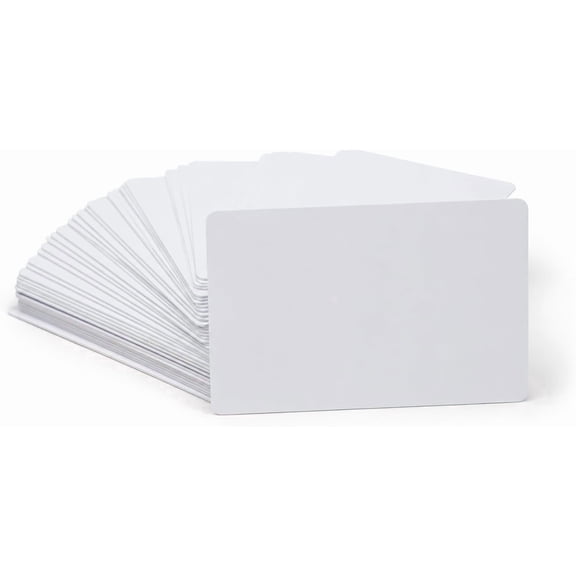 Bulk 500 Pack Premium Blank Composite ID Cards for Retransfer Printers 30 Mil Graphic Quality PET PVC Blend CR80 8030 by Specialist ID Compatible with Magicard Prima 4 Prima 8 and Fargo HDP Printers