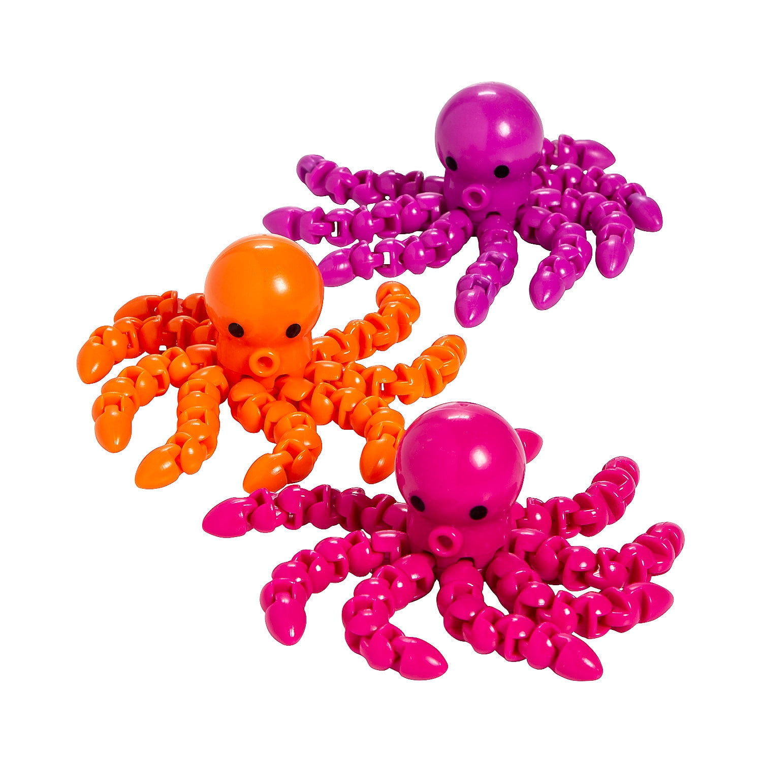 Bulk 60 Pieces Octopus Articulated Fidget Toys