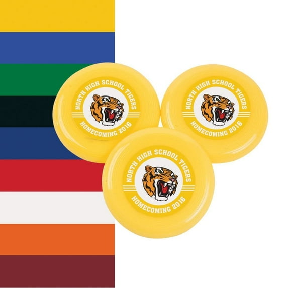 Bulk 72 Piece Custom Photo Mini Team Spirit Flying Discs