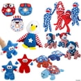 thumbnail image 1 of Bulk 72 Pieces Patriotic Party Animals Plush Giveaway Kit Assortment, 1 of 1