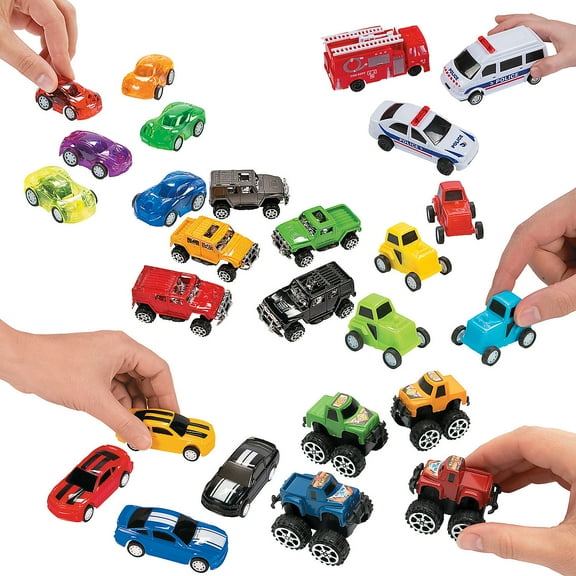 Bulk 72 Pieces Pull-Back Vehicle Assortment