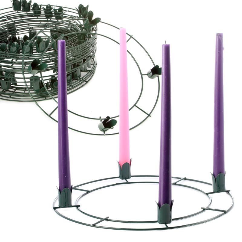 Bulk Advent Candle Holder Wreath Rings and Candles Celebrate the