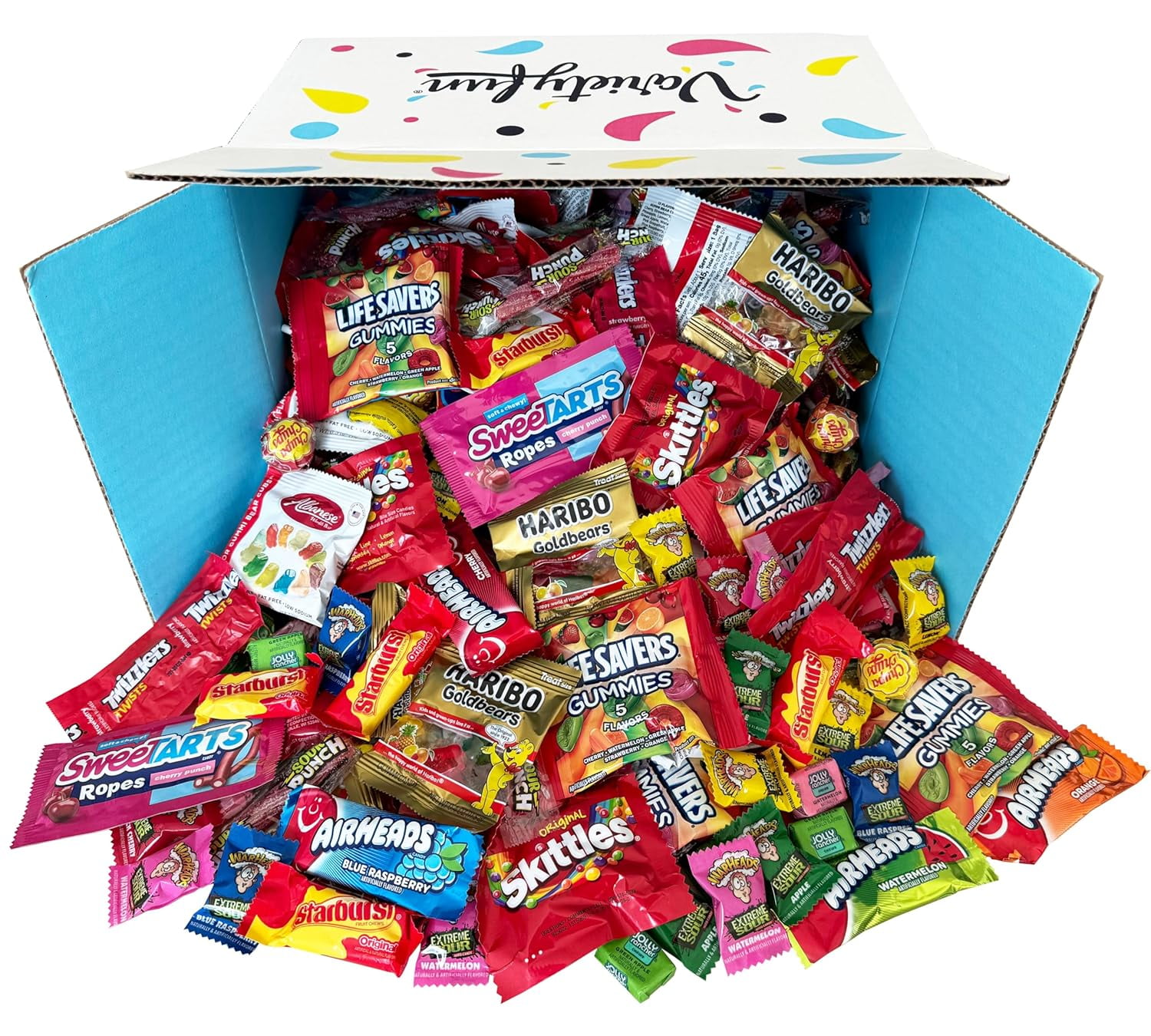 Bulk Assorted Fruit Candy Starburst, Skittles, Gummy Life Savers, Air