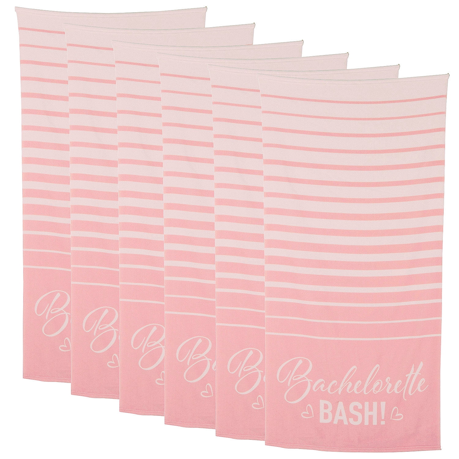 Bulk Bachelorette Bash Beach Towels - 6 Pc