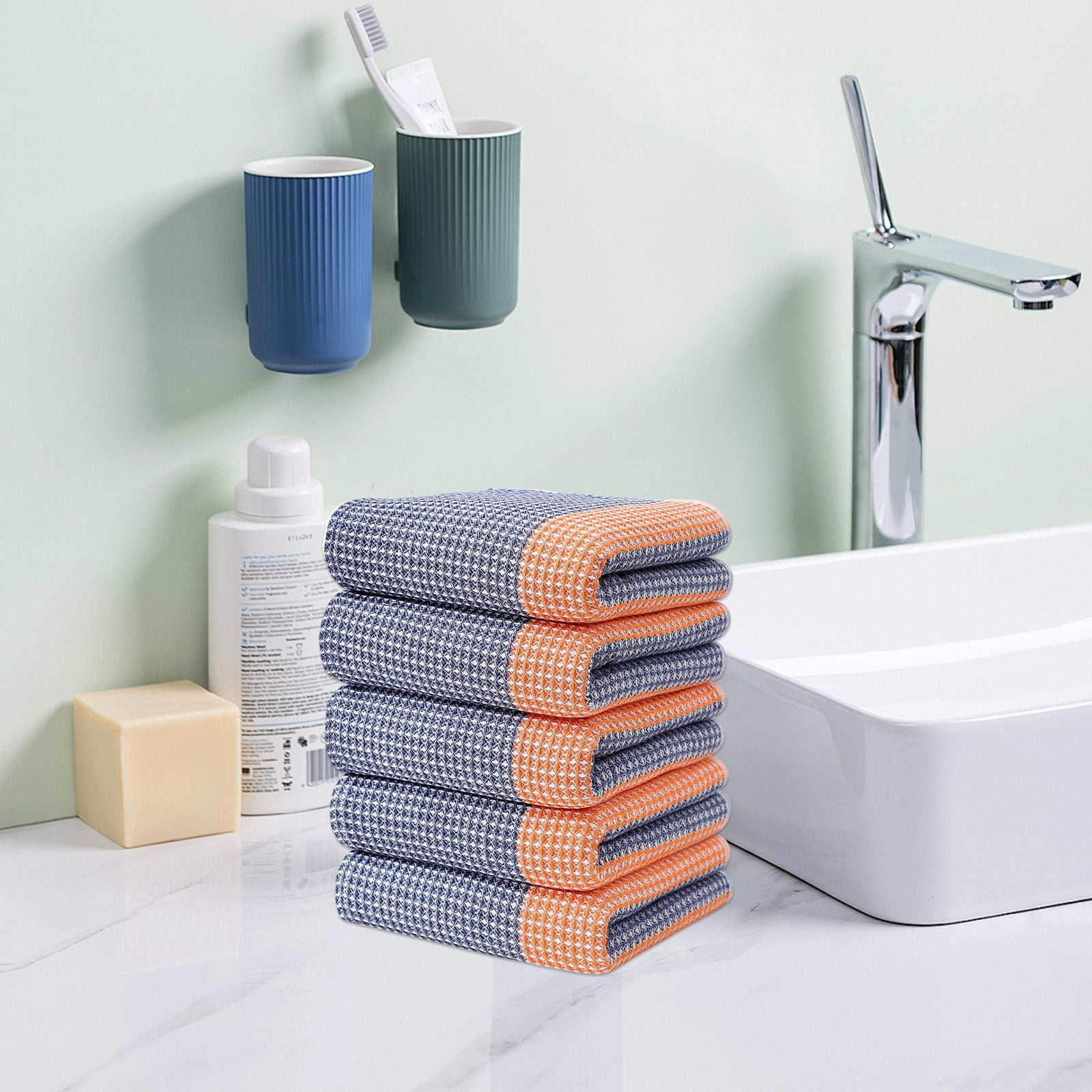 Bulk Bath Towels 5 Pack Shower Towels for Women Bathsheet Towel Set ...