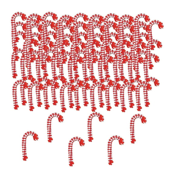 Bulk Beaded Candy Cane Ornament Craft Kit, Craft Kits, Christmas, 144 Pieces