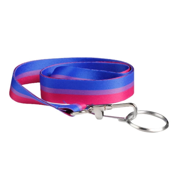 Bulk Bisexual Flag Gay Pride Lanyards (25 Lanyards)