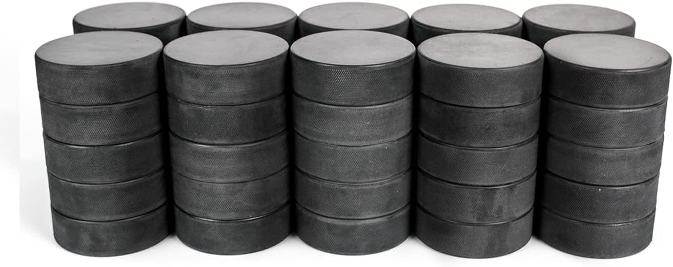 Milisten Hockey Pucks Bulk Pack - Durable ABS & PVC Pucks For Street, Roller & Ice Hockey Training