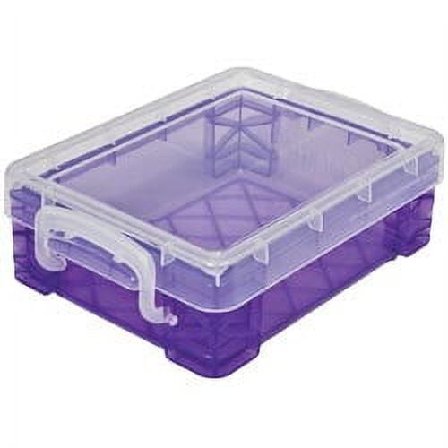  Advantus Super Stacker Quick Access Crayon Box, Plastic,  Clear : Learning: Supplies