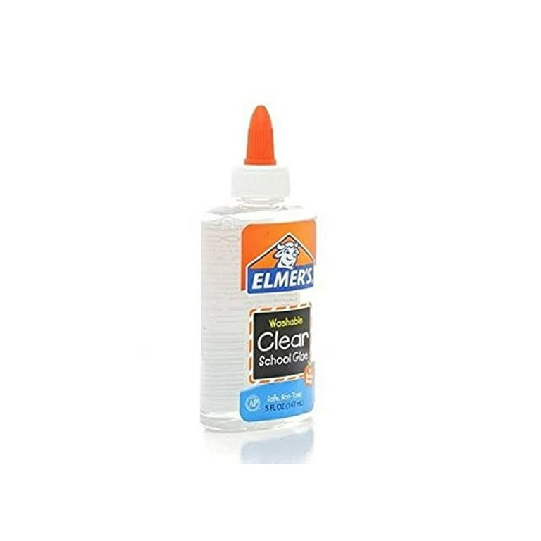 5 Pack Elmers Washable Clear Glue 5 oz Each Safe Non Toxic 30510005CN Bulk