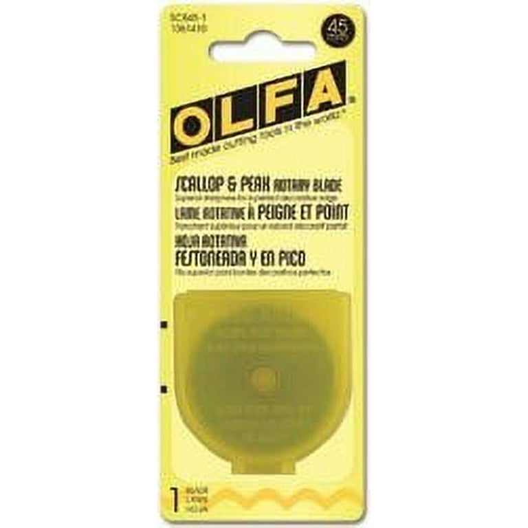 Bulk Buy: Olfa Rotary Blade Refill 45mm Scallop SCB45-1 (2-Pack
