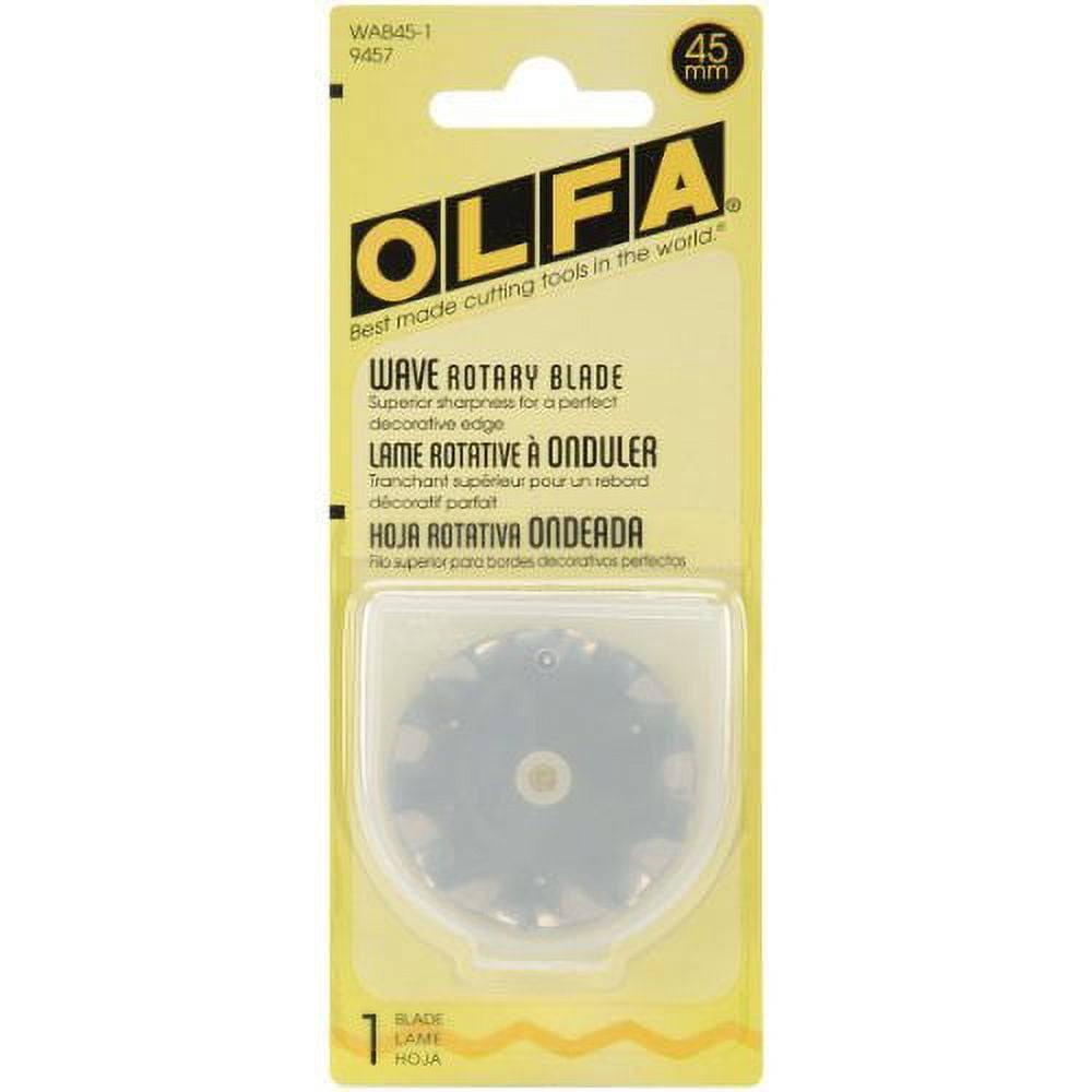 Bulk Buy: Olfa Rotary Blade Refill 45mm Wave WAB45-1 (2-Pack)