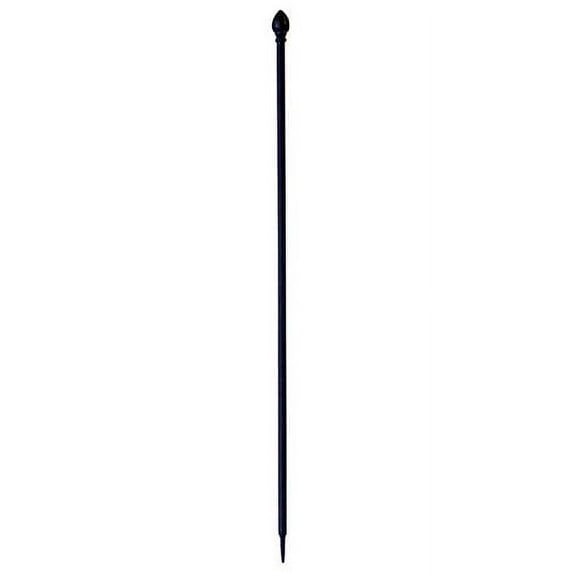Bulk Buy of 12 Panacea 87102 Garden Fence Posts, Black, 37.5" H Each
