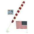 thumbnail image 1 of Bulk Buys AA140-48 17-1/2'' Patriotic Auto Flag - Pack of 48, 1 of 1