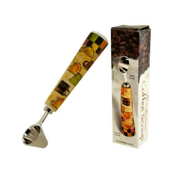 Bulk Buys BB025-72 Coffee Dreams Coffee Scoop with Ceramic Handle, 72 Piece