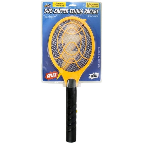 Portable Battery-Powered Bug Zapper Racket