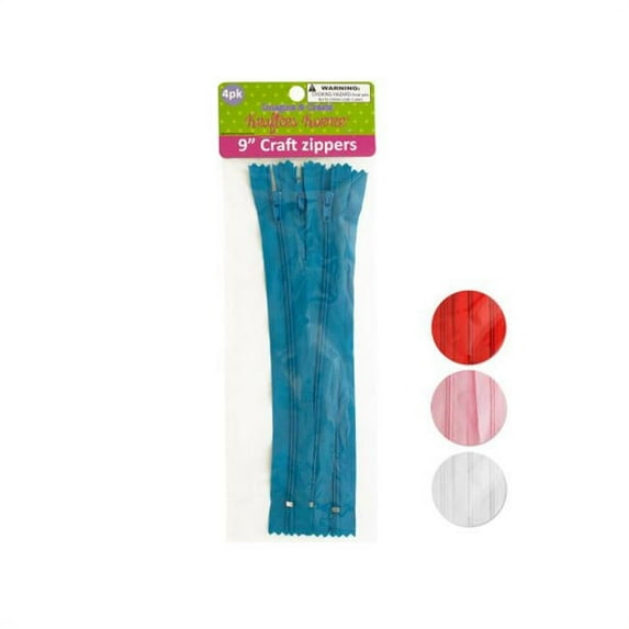 Bulk Buys CG035-12 Craft Zippers